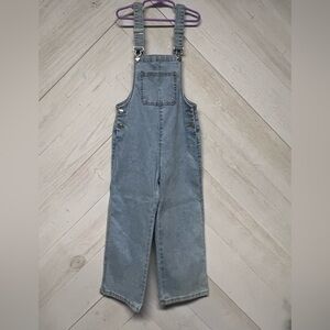 Stylish Denim Overalls Girls size 7 EUC